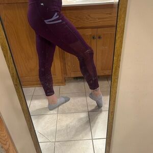 Fabletics Plum High-Waist Workout Leggings